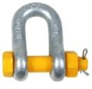 Прямые скобы со шплинтовым замком