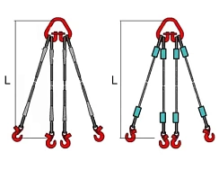 4СК (строп канатный четырехветвевой)