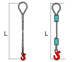 1СК (строп канатный одноветвевой)